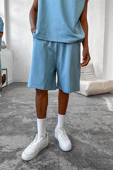 Bebe Mavisi Cozy Premium Basic Şort