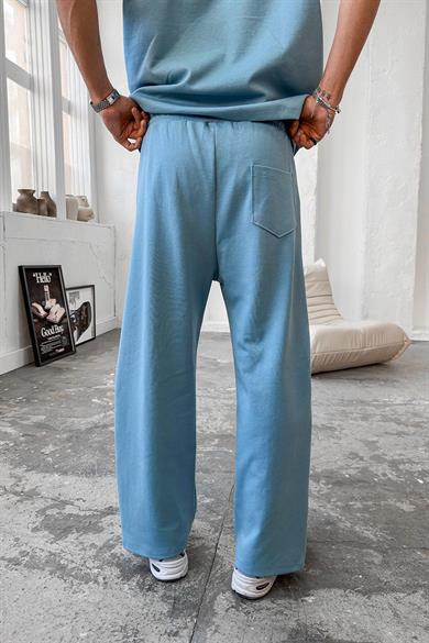 Bebe Mavisi Cozy Premium Çımalı Baggy Eşofman