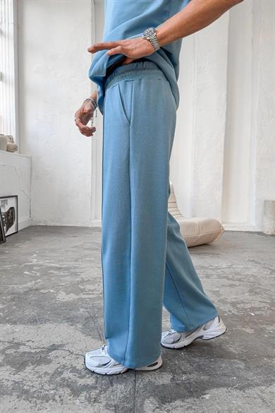 Bebe Mavisi Cozy Premium Çımalı Baggy Eşofman