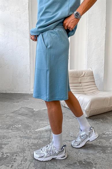 Bebe Mavisi Cozy Premium Çımalı Şort