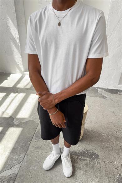 Beyaz Basic Premium Regular Fit Tişört