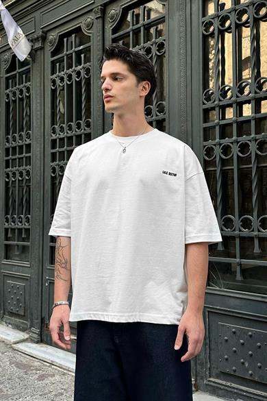 Beyaz Cole Buxton OUTPLENTY PREMİUM Oversize Tişört