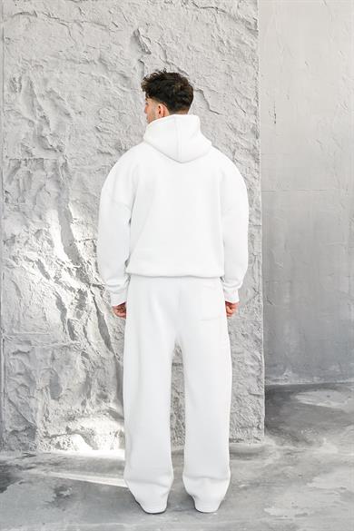 Beyaz Cozy Basic Oversize Sweatshirt