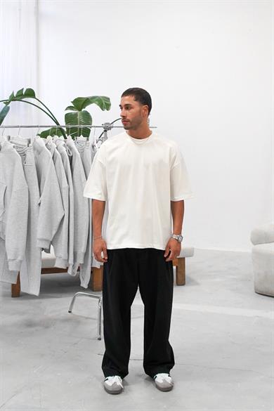 Beyaz Cozy Basic Oversize Tişört