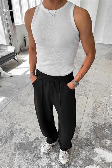 Beyaz Cozy Basic Tank Top Likralı Premium İnce Fitilli Atlet