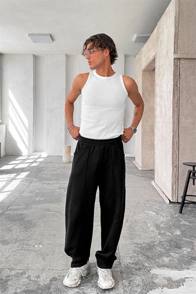 Beyaz Cozy Basic Tank Top Likralı Premium İnce Fitilli Atlet