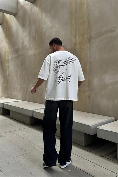 Beyaz Dreams OUTPLENTY PREMİUM Oversize Tişört