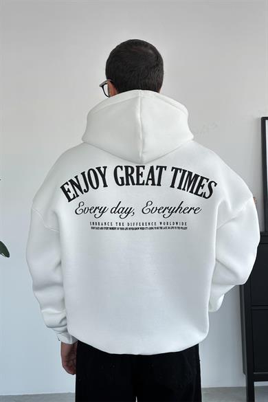 Beyaz Every Day Oversize Sweatshirt