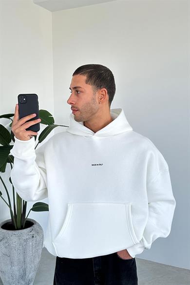 Beyaz Kartell Oversize Sweatshirt