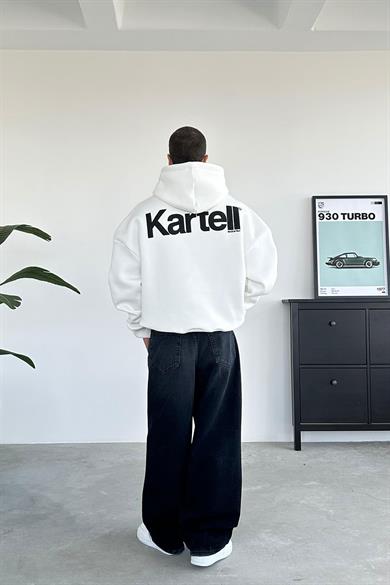 Beyaz Kartell Oversize Sweatshirt