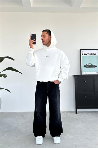 Beyaz Kartell Oversize Sweatshirt