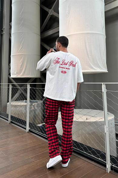 Beyaz Last Peak OUTPLENTY PREMİUM Oversize Tişört