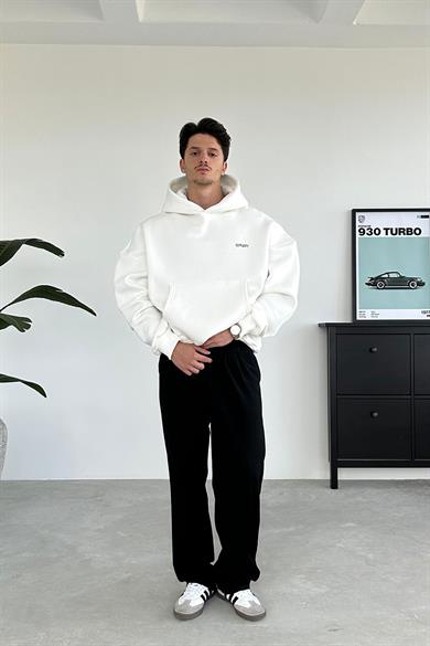 Beyaz Research Oversize Sweatshirt
