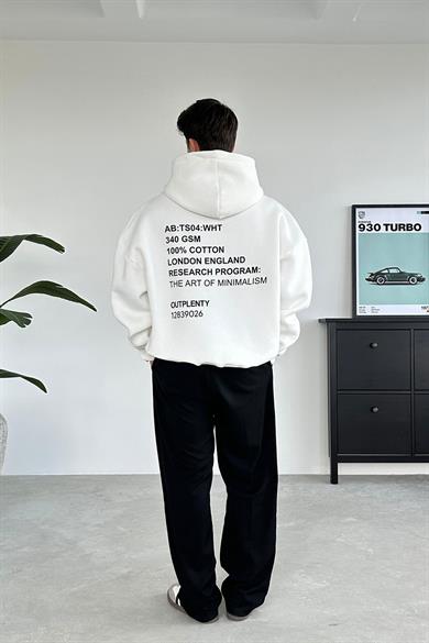 Beyaz Research Oversize Sweatshirt