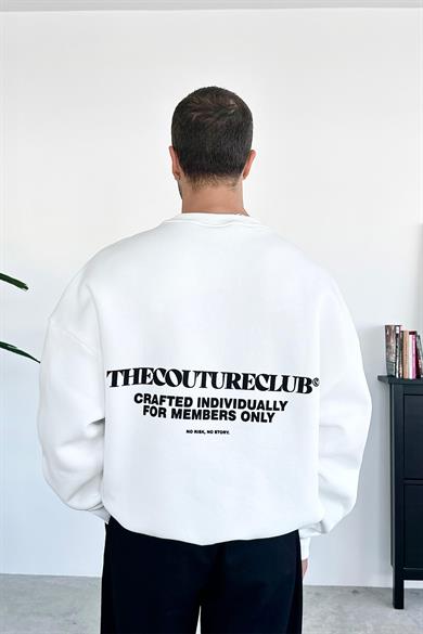 Beyaz The Couture Oversize Sweatshirt