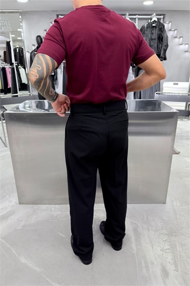 Bordo Basic Premium Regular Tişört