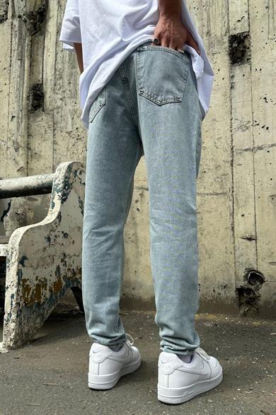 Buz Mavi Basic Açık Toprak Grg Boyfriend Pantolon