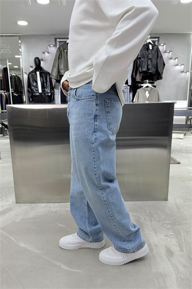 Buz Mavi Basic Premium Regular Pantolon