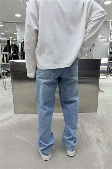 Buz Mavi Basic Premium Regular Pantolon