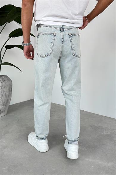 Buz Mavi Basic Regular Pantolon