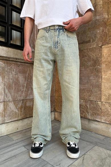 Buz Mavi Eskitme  009 GD Baggy Pantolon