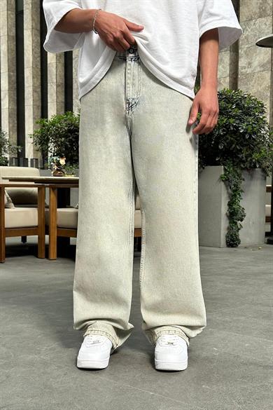 Buz Mavi Eskitme  R22 DL Old School Baggy Pantolon