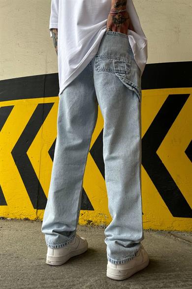 Buz Mavi Patch Detay C1 Baggy Pantolon