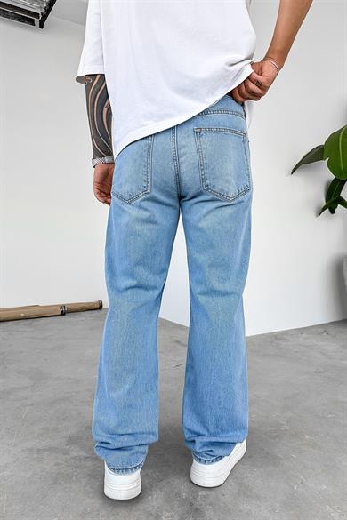 Buz Mavi Soft Degrade Premium Baggy Pantolon