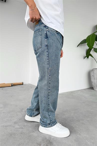 Dokulu Buz Mavi Basic Premium Regular Pantolon
