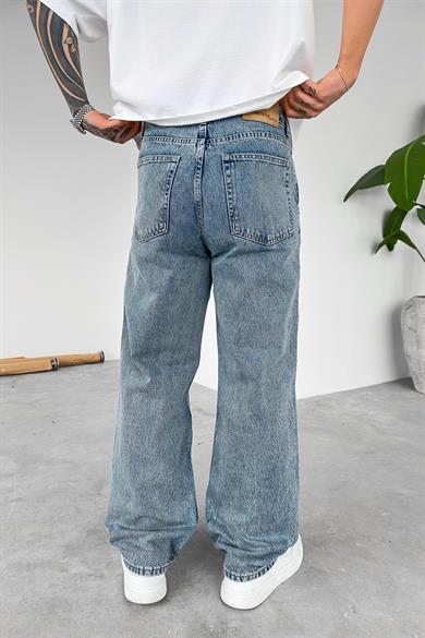 Dokulu Buz Mavi Basic Premium Regular Pantolon