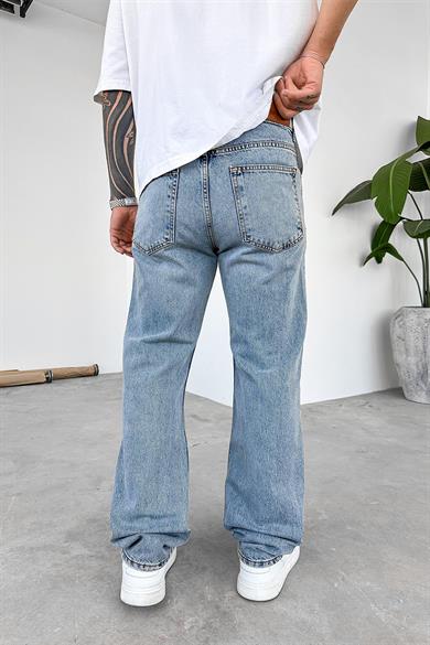 Dokulu Buz Mavi Soft Degrade Premium Baggy Pantolon