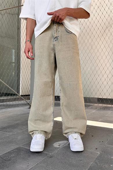 Eskitme Buz Mavi 05 GO Ekstra Bol Baggy Pantolon