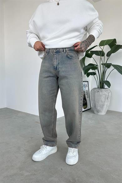 Eskitme Mavi Basic Regular Pantolon
