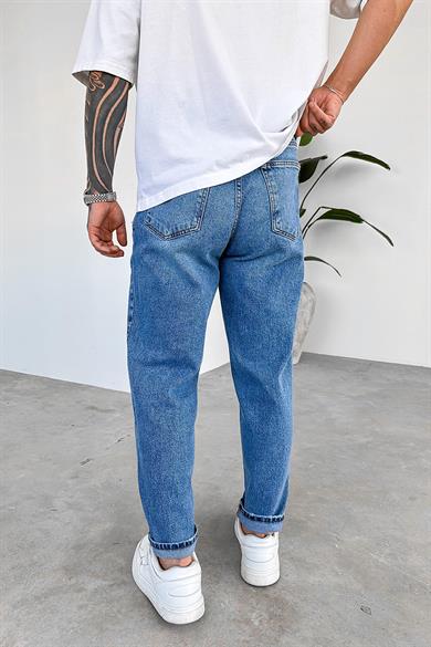 Eskitme Mavi Soft Degrade Premium Regular Pantolon