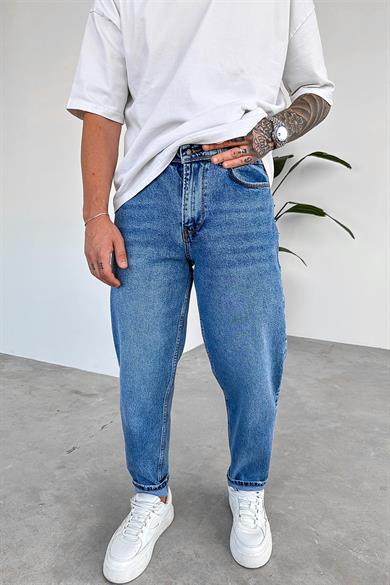Eskitme Mavi Soft Degrade Premium Regular Pantolon