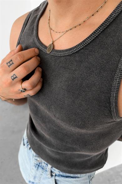 Füme Acid Wash Fitilli Atlet