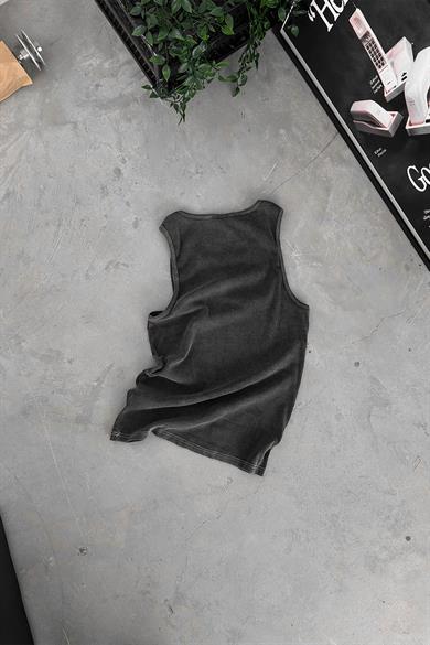 Füme Acid Wash Fitilli Atlet