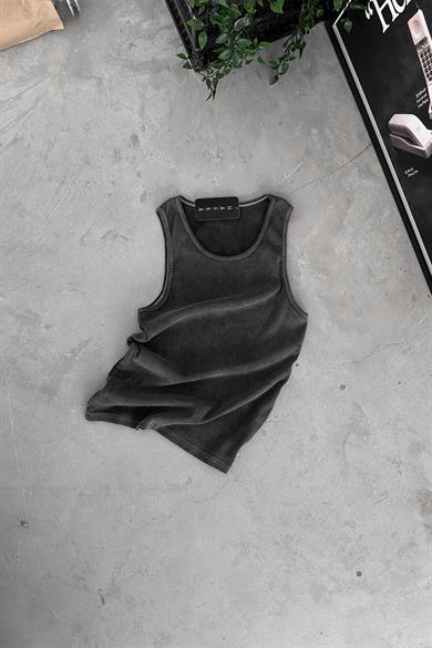 Füme Acid Wash Fitilli Atlet