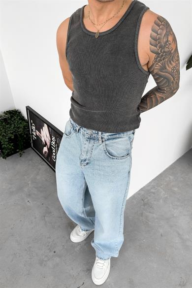 Füme Acid Wash Fitilli Atlet