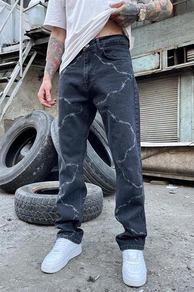 Füme Barbed Wire Loose Fit Jean