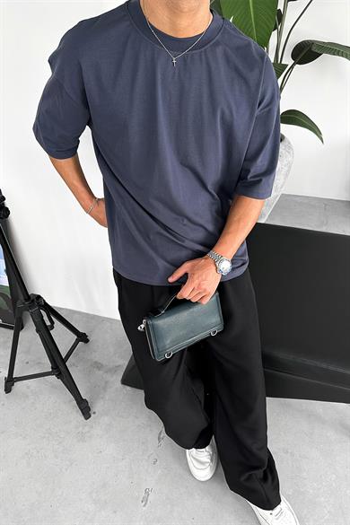 Füme Cozy Basic Soft Oversize Tişört