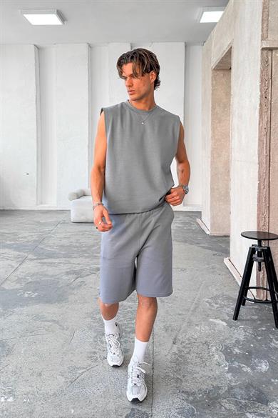 Füme Cozy Premium Basic Şort