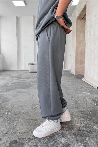 Füme Cozy Premium Çımalı Paça Lastik Eşofman