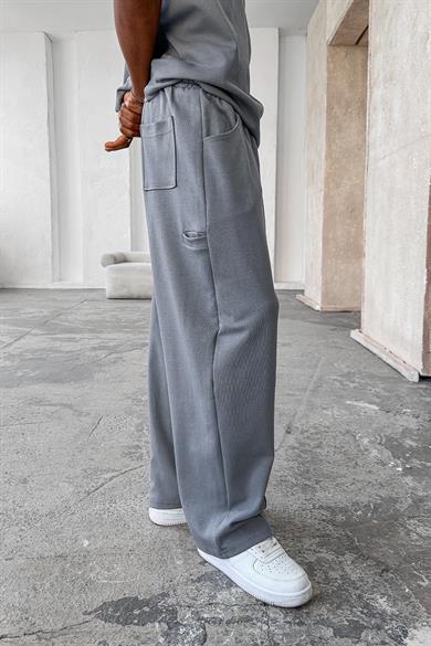 Füme Cozy Premium Pileli Baggy Eşofman