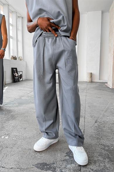 Füme Cozy Premium Pileli Baggy Eşofman