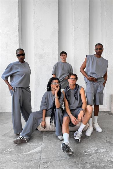 Füme Cozy Premium Pileli Şort