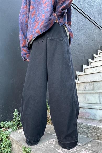 Füme Ekstra Bol Grg Baggy Pantolon