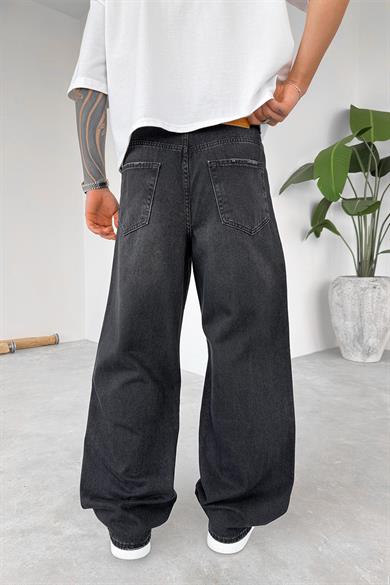 Füme Kemerli Basic Ekstra Bol Baggy Pantolon