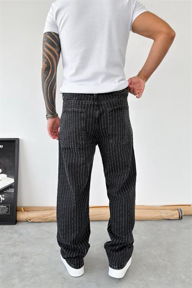 Füme Kemerli Premium Tasarım Baggy Pantolon