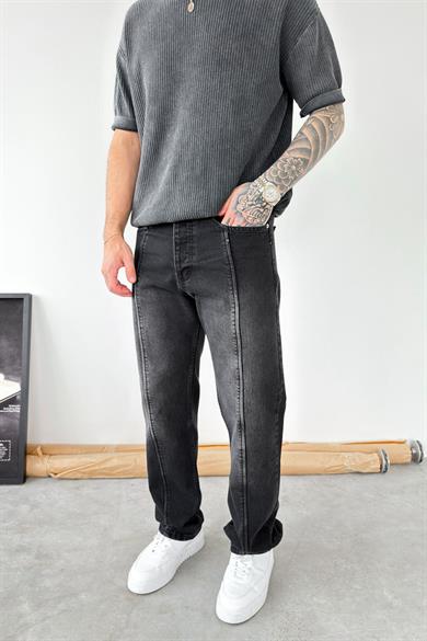 Füme Ön Tasarım Çımalı Baggy Pantolon